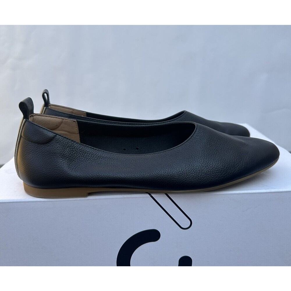 Everlane Italian Glove Leather Ballet Flat Shoes Black Size 7.5